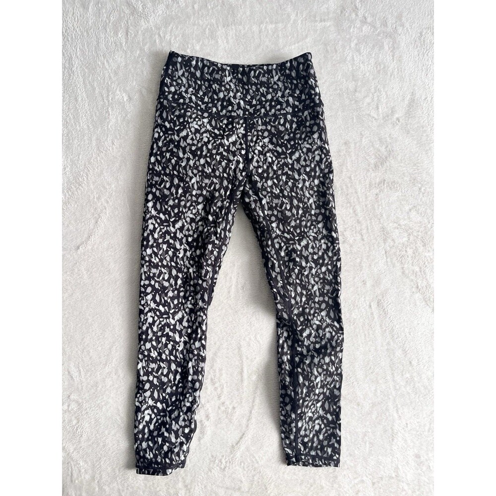 Varley Let's Go High-Rise 23" Legging Black/White Womens M Anthropologie